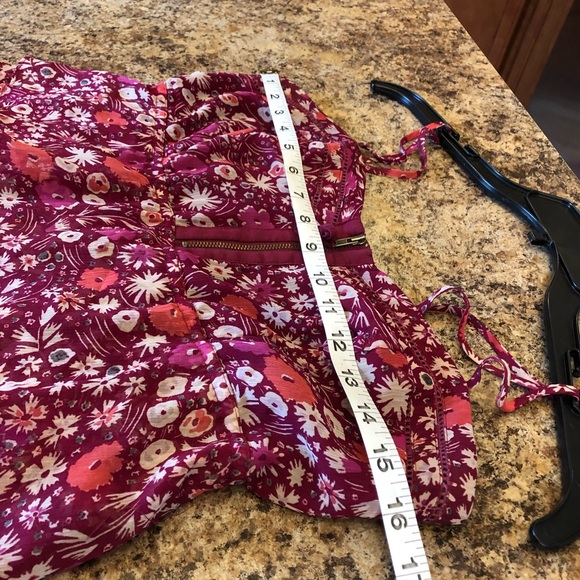 American Eagle Ruffle Tier Sleeveless Floral Dress - Picture 2 of 8